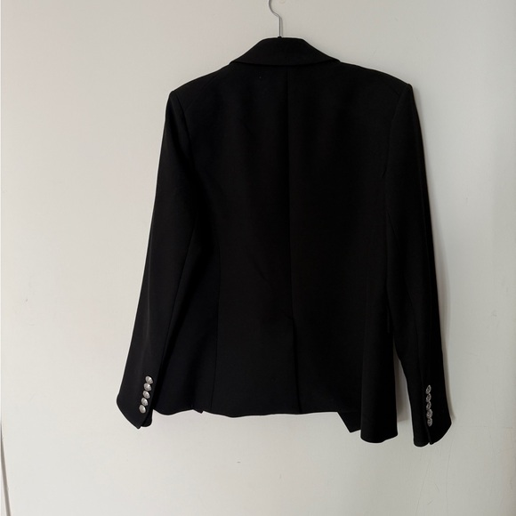 Veronica Beard Miller Dickey Jacket-  Black Blazer with Silver Buttons - Picture 15 of 17